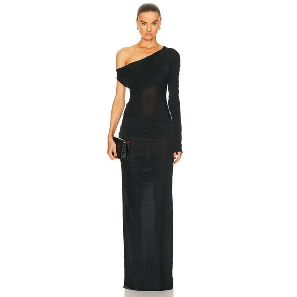 GAUGE81 Myrtia Dress in Black 36 New Womens Maxi Long Gown - Picture 1 of 16